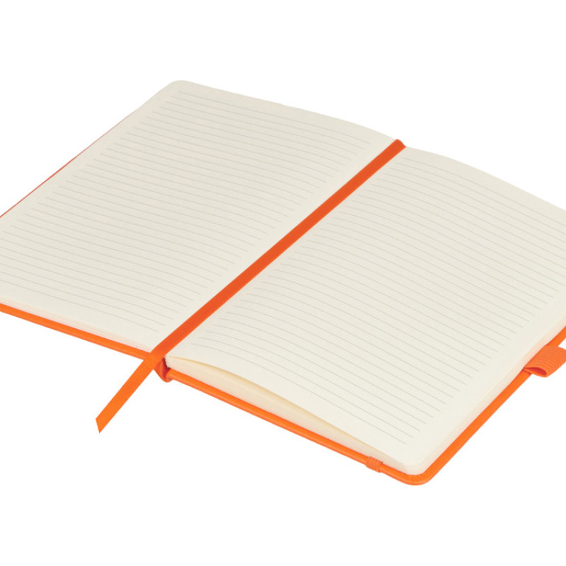 Блокнот "Softy 2.0", твердая обложка A5, 80 листов, оранжевый