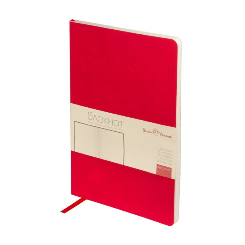Блокнот А5 "Megapolis Flex Velvet", красный Блокнот А5 "Megapolis Flex Velvet", красный