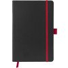 Блокнот "ColorNote Black", твердая обложка A5, 80 листов, черный с красным (Р) Блокнот "ColorNote Black", твердая обложка A5, 80 листов, черный с красным (Р)