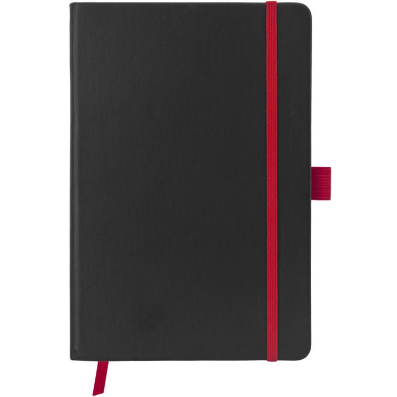 Блокнот "ColorNote Black", твердая обложка A5, 80 листов, черный с красным (Р) Блокнот "ColorNote Black", твердая обложка A5, 80 листов, черный с красным (Р)