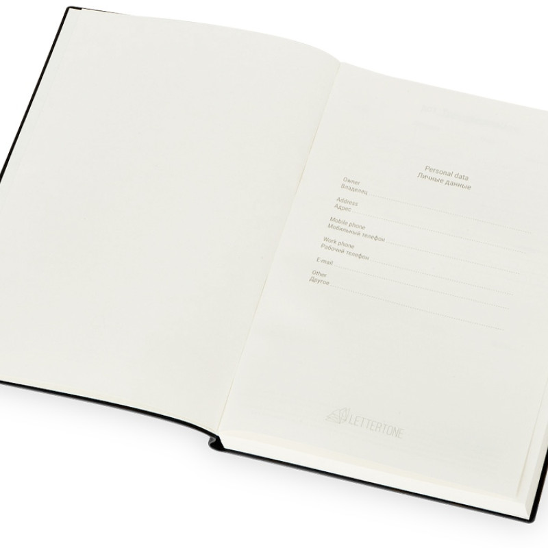 Бизнес блокнот "Supreme" с вставкой из софт-тача, гибкая обложка, 128 листов, серый