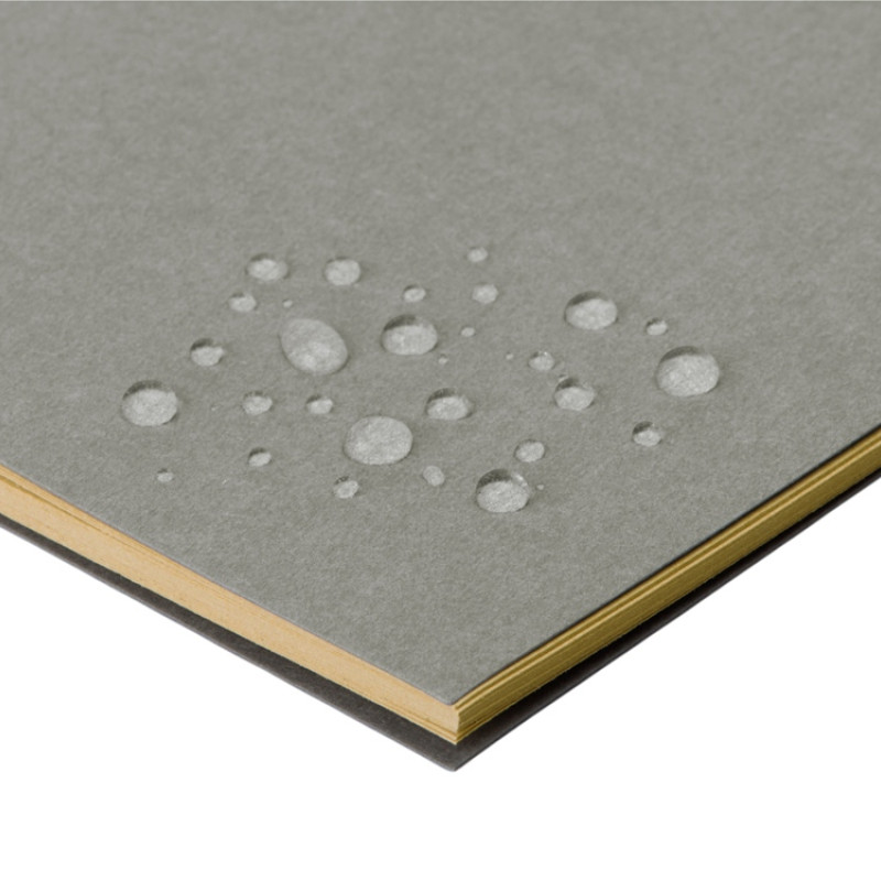 Блокнот "Monet", гибкая обложка A5 из моющегося крафта, 32 листа, серый