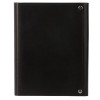 Блокнот кожаный А5 на кольцах, черный