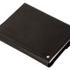 Блокнот кожаный А5 на кольцах, черный