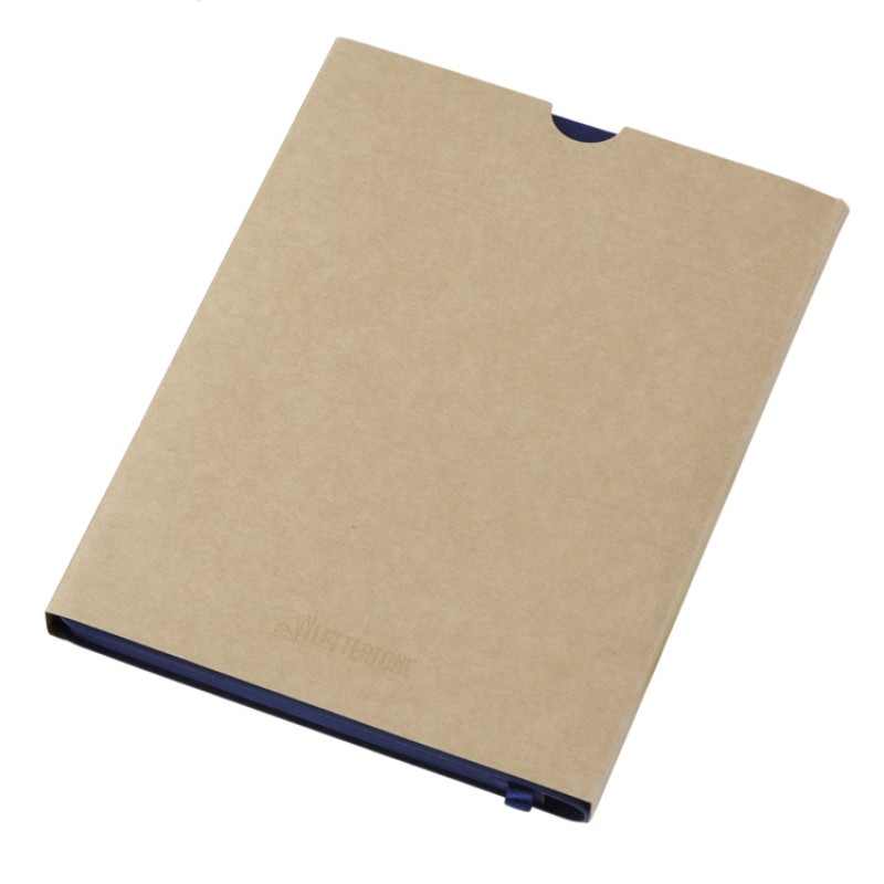 Блокнот А5 "Notepeno Max", 96 листов 80 гр/м2 белой FSC бумаги, темно-синий