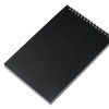Блокнот на пружине в пластиковой обложке А5, черный
