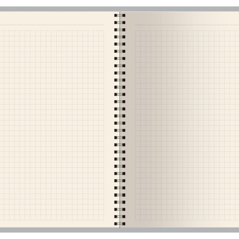 Бизнес тетрадь на гребне А5 "Pragmatic", 60 листов в клетку, зеленый