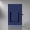 Блокнот "Pocket" 140*205 мм с карманом для телефона, синий