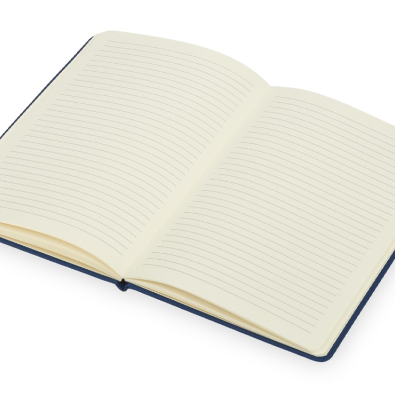 Блокнот "Wispy", твердая обложка A5, 64 листа в линейку, синий (Р)