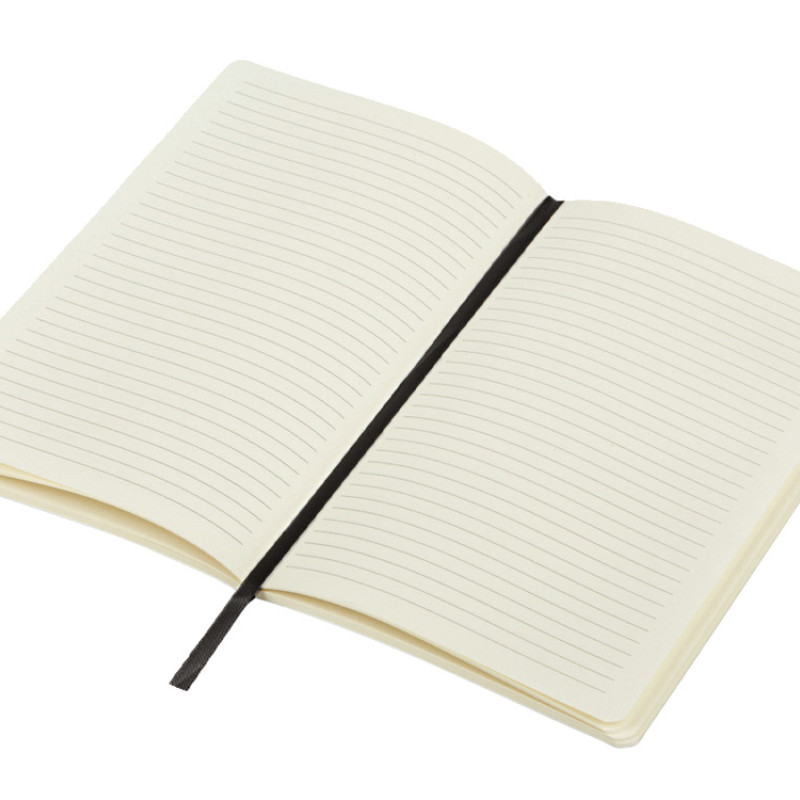 Блокнот "Softy 2.0", гибкая обложка A5, 80 листов, черный