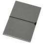 Блокнот "Horizon" с горизонтальной резинкой, гибкая обложка, 80 листов, серый