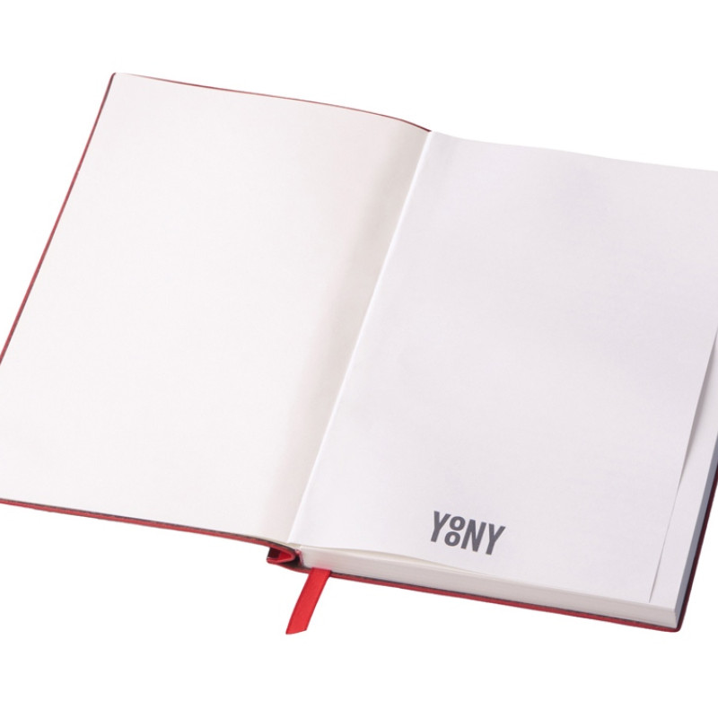 Блокнот А5 "Scribe", гибкая обложка, 96 листов 80 гр/м2, красный