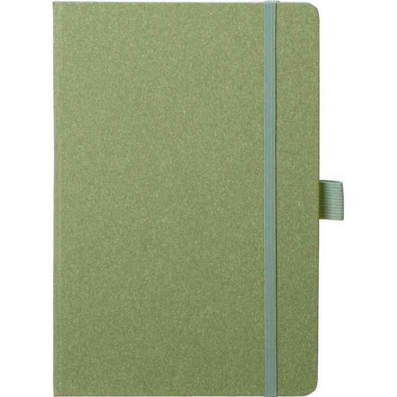 Блокнот А5 "Snow Hard" твердая обложка, 80 листов 70 гр/м2, зеленый