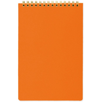Блокнот А5 на гребне "Pragmatic" 60 листов в линейку, оранжевый (Р)