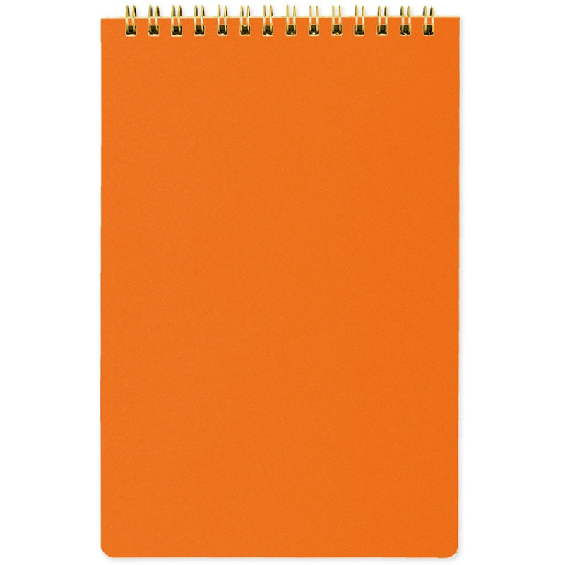 Блокнот А5 на гребне "Pragmatic" 60 листов в линейку, оранжевый (Р)