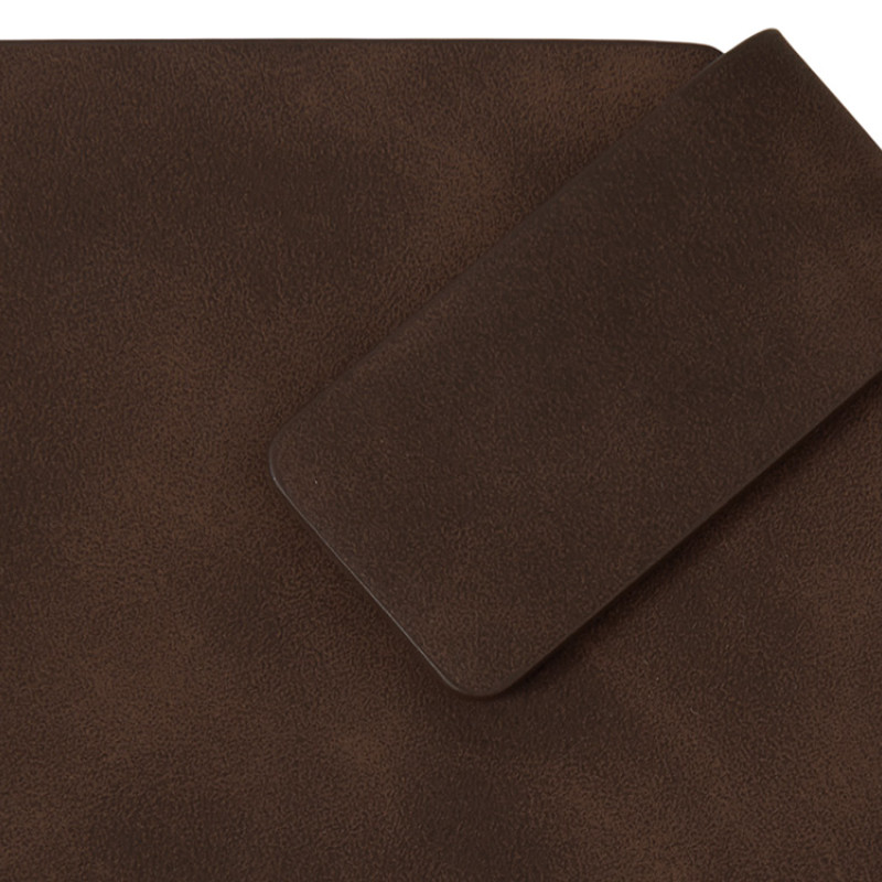 Блокнот А5 в гибкой обложке "Chaplin", шоколадный