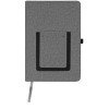 Блокнот "Pocket" 140*205 мм с карманом для телефона, серый