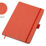 Блокнот А5 "Snow Hard" твердая обложка, 80 листов 70 гр/м2, красный