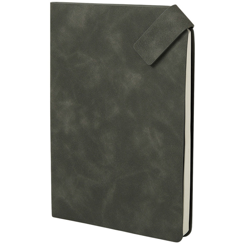 Блокнот А5 в гибкой обложке "Chaplin", серый