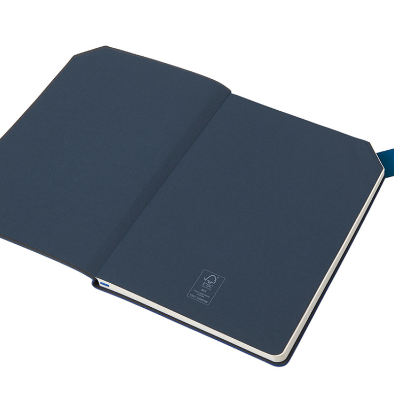 Блокнот А5 в гибкой обложке "Chaplin", синий