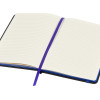 Блокнот "ColorNote Black", твердая обложка A5, 80 листов, черный с синим