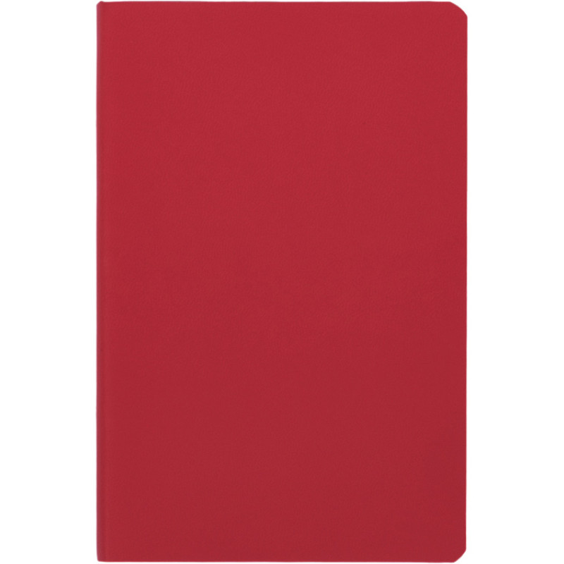 Блокнот "Softy 2.0", гибкая обложка A6, 80 листов, красный