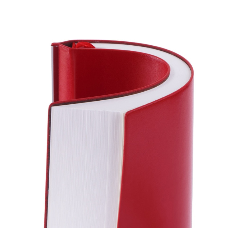 Блокнот А5 "Scribe", гибкая обложка, 96 листов 80 гр/м2, красный