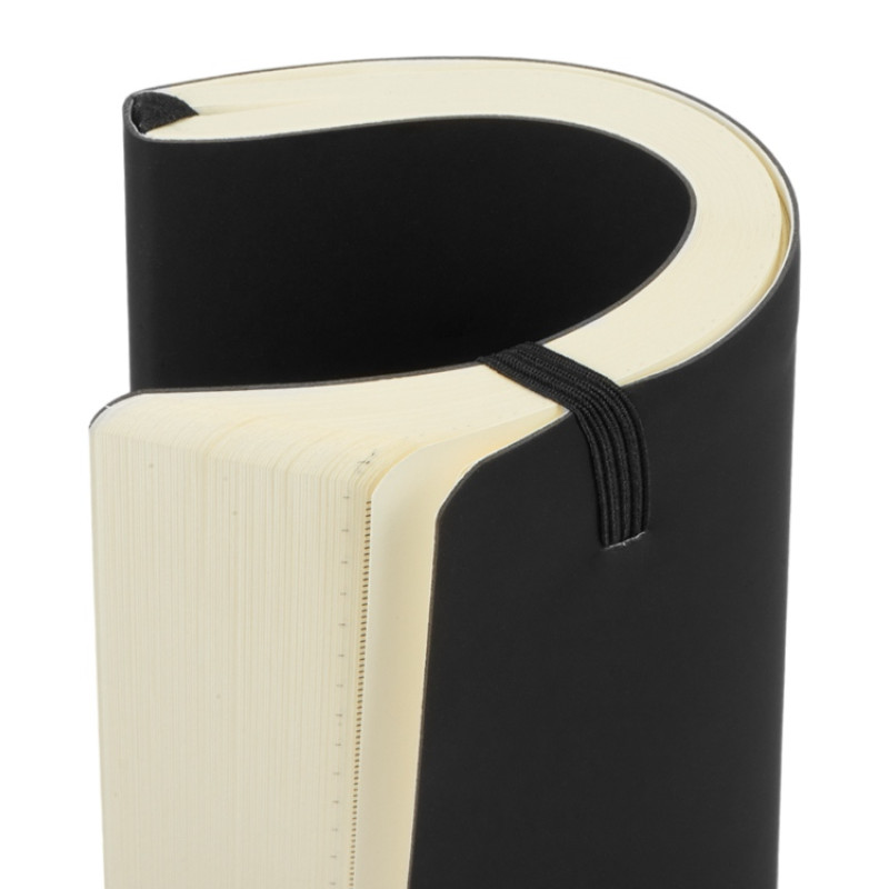 Блокнот "Vision 2.0" А5 в гибкой обложке, черный