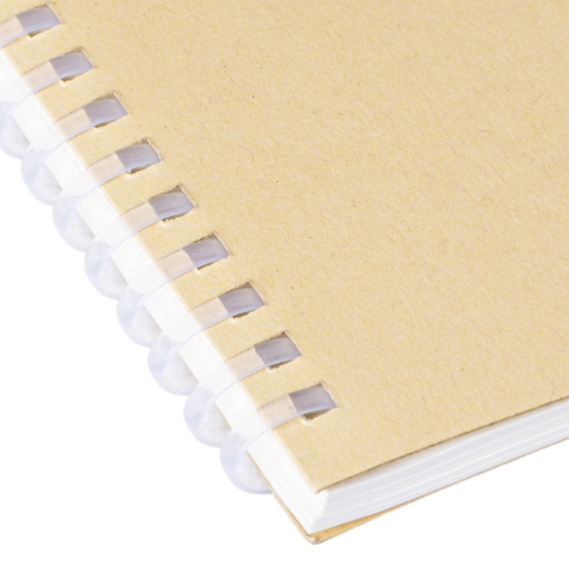 Блокнот на мягкой спирали А6 "Sahara", 60 листов 70 гр/м2, натуральный