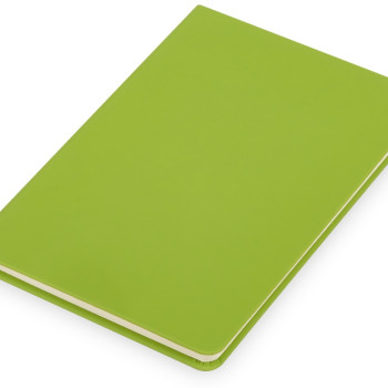 Блокнот "Wispy", твердая обложка A5, 64 листа в линейку, зеленое яблоко