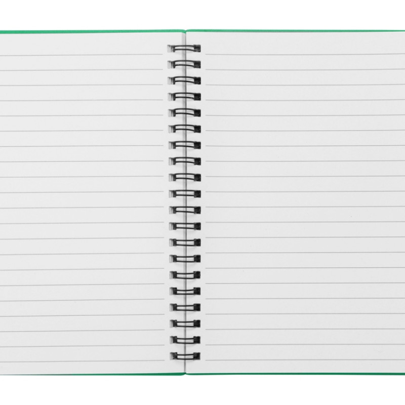 Блокнот "Контакт" с ручкой, зеленый