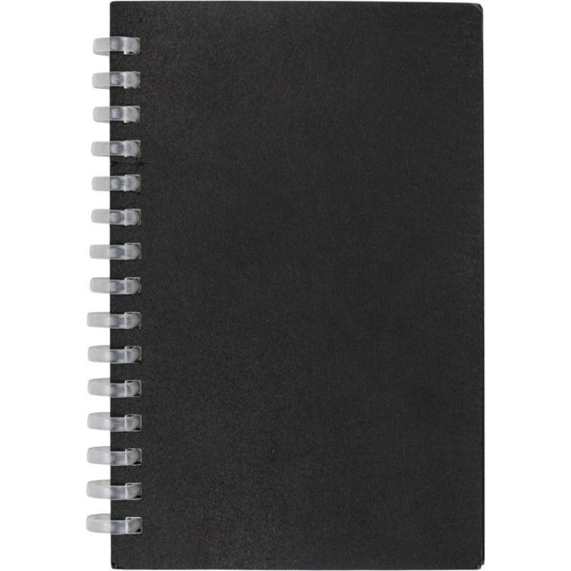 Блокнот на мягкой спирали А6 "Sahara", 60 листов 70 гр/м2, черный