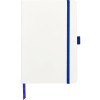 Блокнот "ColorNote White", твердая обложка A5, 80 листов, белый с синим