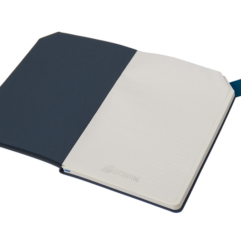 Блокнот А5 в гибкой обложке "Chaplin", синий