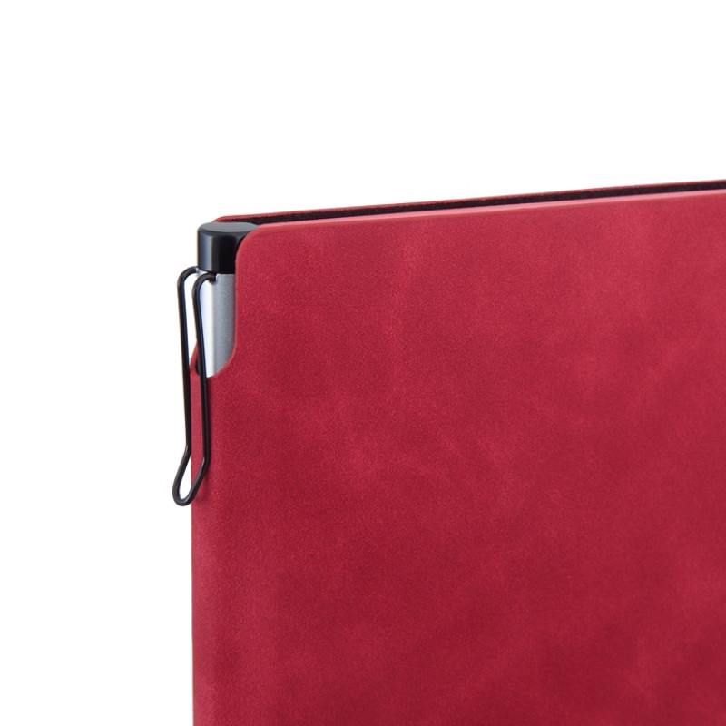 Блокнот А5 "Notepeno Max", 96 листов 80 гр/м2 белой FSC бумаги, красный