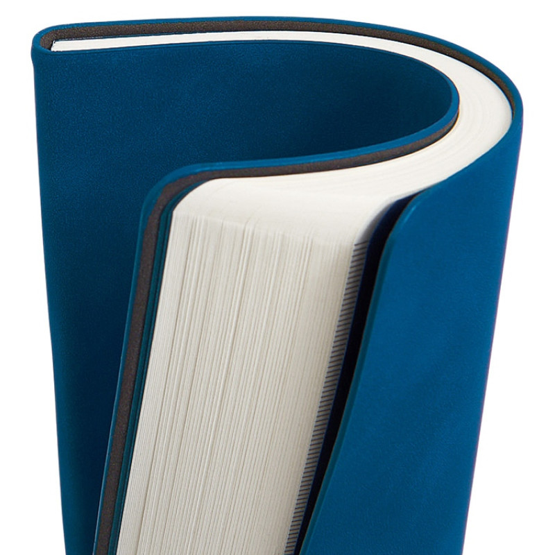 Блокнот А5 в гибкой обложке "Chaplin", синий