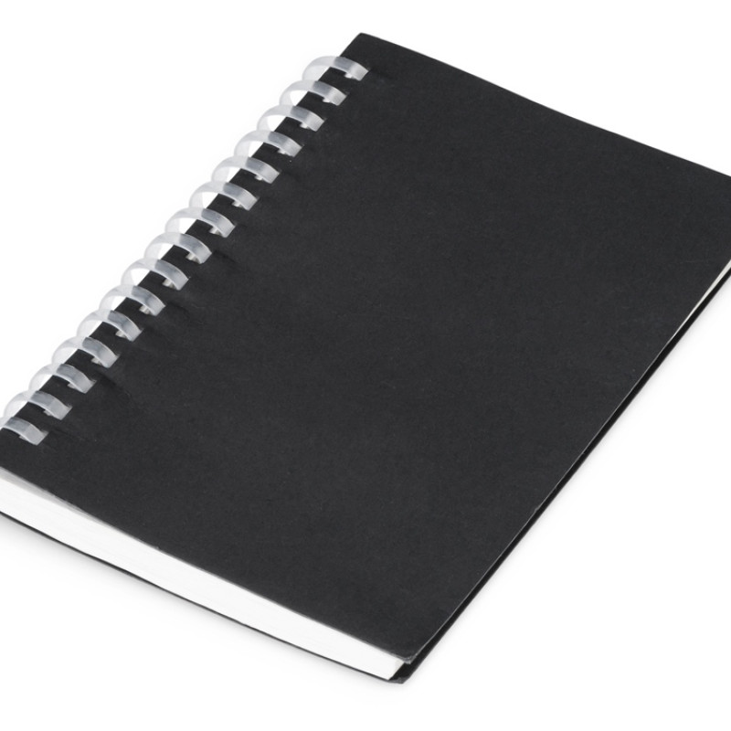 Блокнот на мягкой спирали А6 "Sahara", 60 листов 70 гр/м2, черный