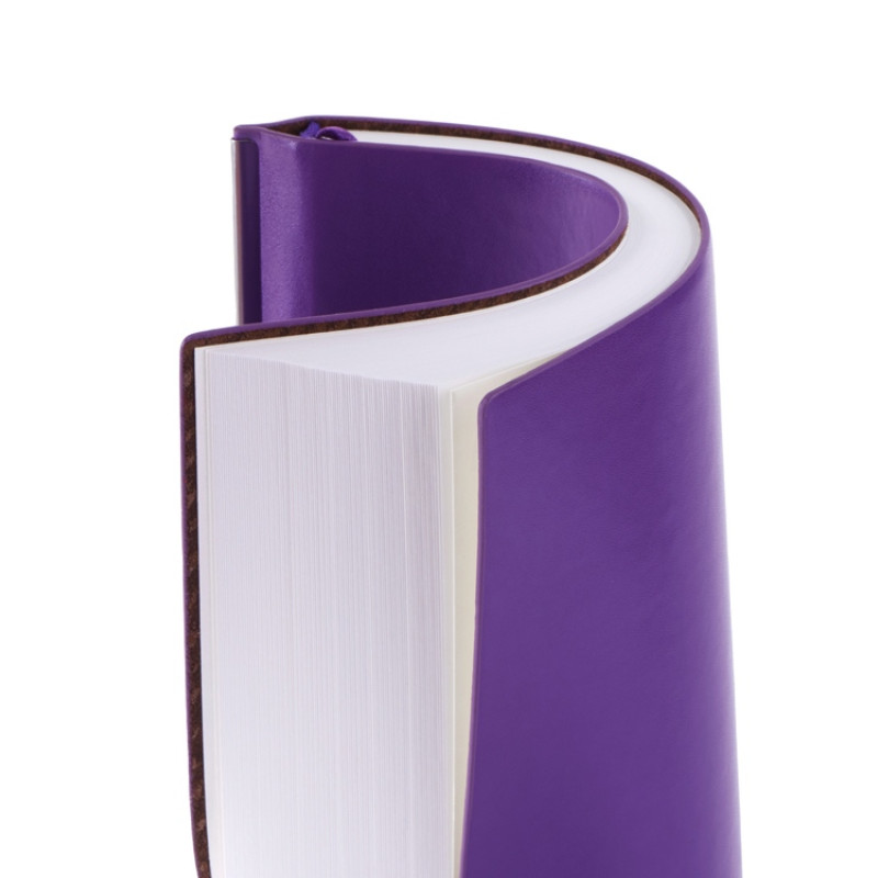 Блокнот А5 "Scribe", гибкая обложка, 96 листов 80 гр/м2 , фиолетовый