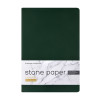 Тетрадь с каменной бумагой А5 "Carrara" 40 л., линейка, зеленый
