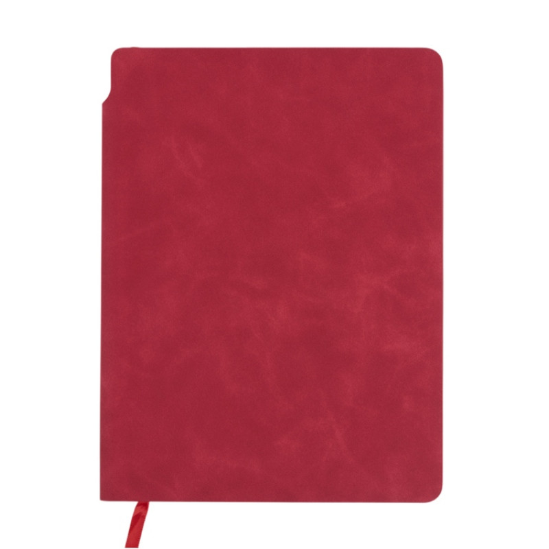 Блокнот А5 "Notepeno Max", 96 листов 80 гр/м2 белой FSC бумаги, красный