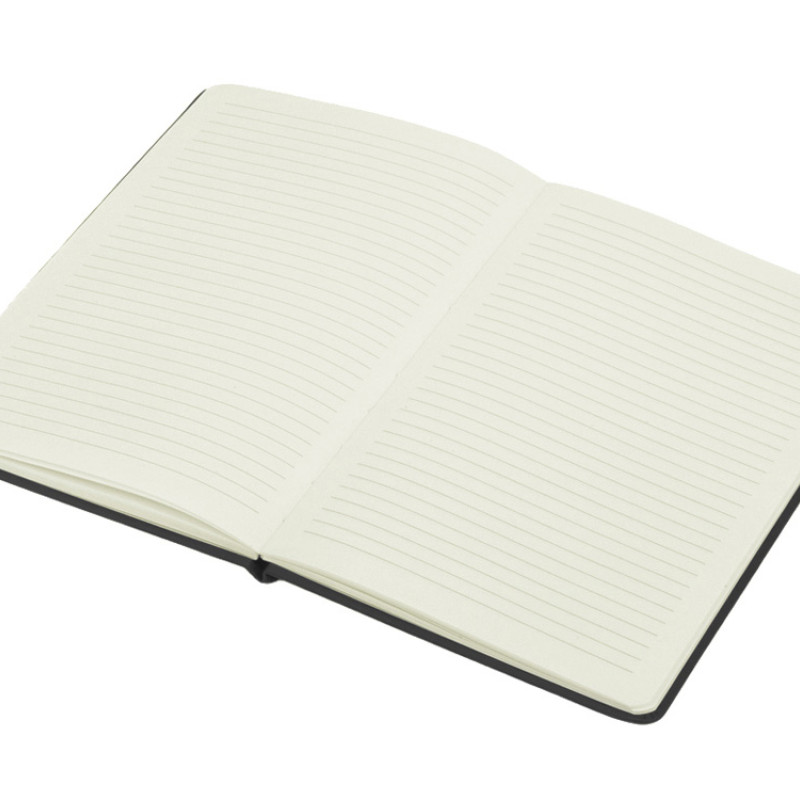 Блокнот "Wispy", твердая обложка A5, 64 листа в линейку, черный (Р)