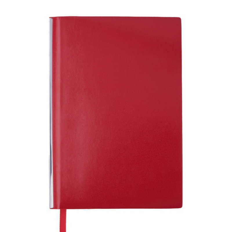 Блокнот А5 "Scribe", гибкая обложка, 96 листов 80 гр/м2, красный