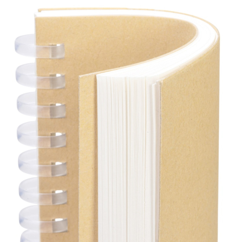 Блокнот на мягкой спирали А6 "Sahara", 60 листов 70 гр/м2, натуральный