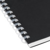 Блокнот на мягкой спирали А6 "Sahara", 60 листов 70 гр/м2, черный