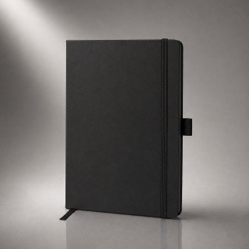 Блокнот "ColorNote Black", твердая обложка A5, 80 листов, черный