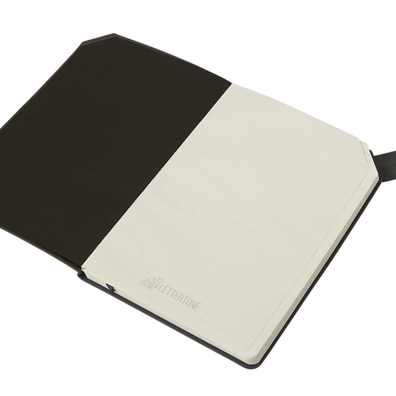 Блокнот А5 в гибкой обложке "Chaplin", серый