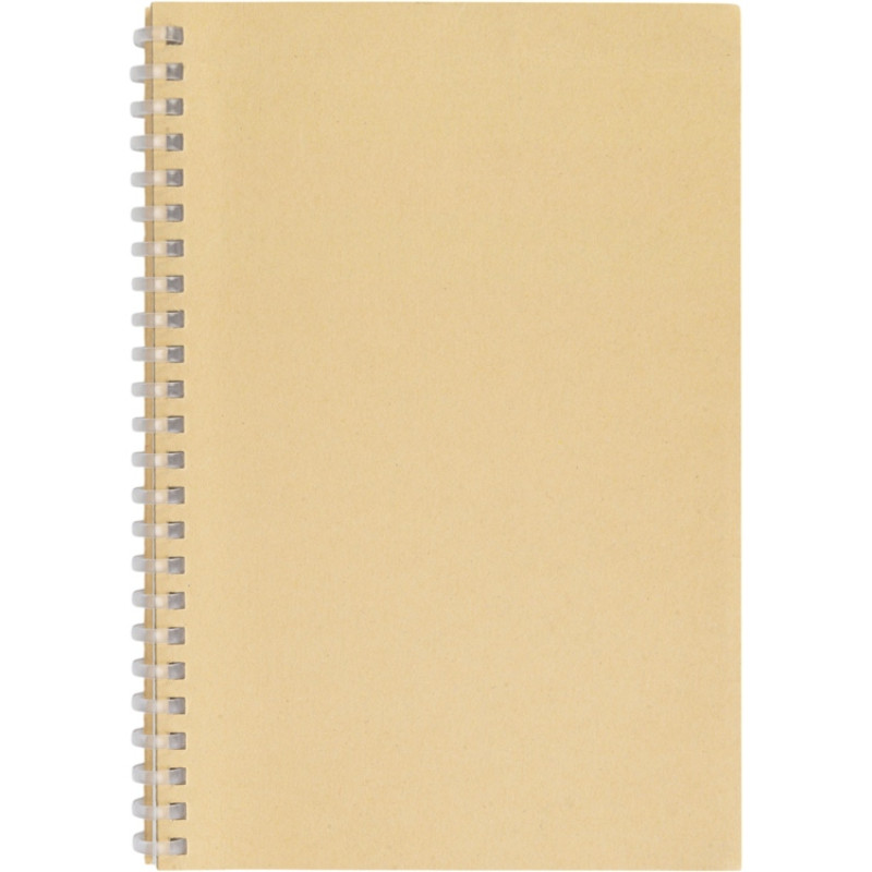 Блокнот на мягкой спирали А5 "Sahara", 60 листов 70 гр/м2, натуральный