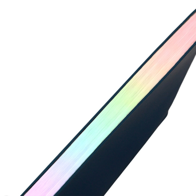 Блокнот А5 в гибкой обложке "Fellini" с голографическим срезом, темно-синий