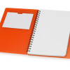 Блокнот "Контакт" с ручкой, оранжевый