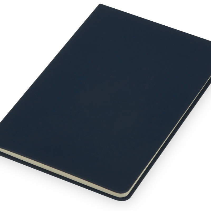 Блокнот "Wispy", твердая обложка A5, 64 листа в линейку, темно-синий